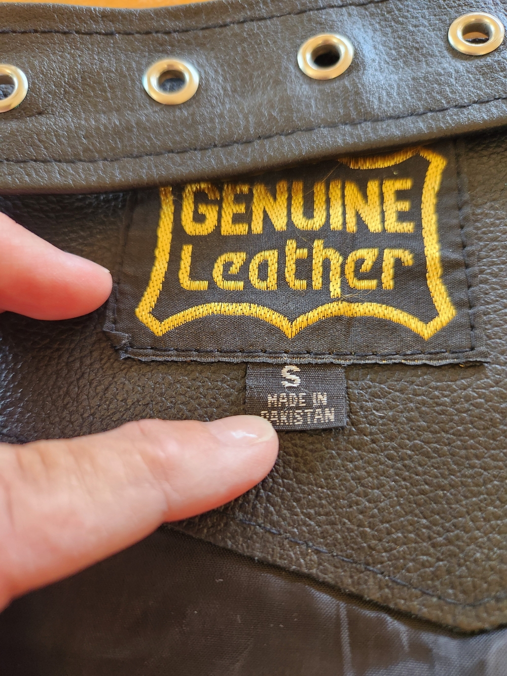 Chaps, Genuine Leather Womens, Heavy duty Size S
